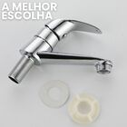 Torneira Metal Banheiro Lavabo Pia Cuba Baixa Cromado Brilhan