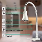 Torneira Metal Cozinha Gourmet  Flexível Bancada
