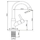 Torneira Metal Cromada Lavatório Bancada Para Cuba Del Metais