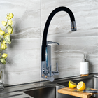 Torneira Metal Inox Com Filtro Cromado Flexível Preta Jato Co