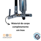 Torneira Metal Inox Com Filtro Cromado Flexível Preta Jato Co