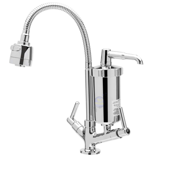 Torneira Metal Inox Filtro Cozinha Gourmet Bancada Mesa Del M