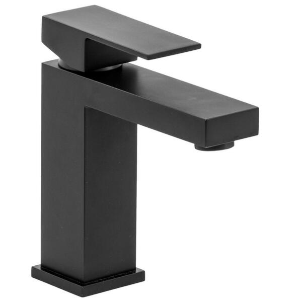 Torneira Misturador 03 Monocomando Bica Baixa Preto Fosco