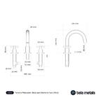 Torneira Misturador Baixa Para Banheiro Inox (alva Preta Fosc
