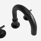 Torneira Misturador Baixa Para Banheiro Inox (alva Preta Fosc