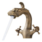 Torneira Misturador Banheiro Duplo Comando Bronze Dragão