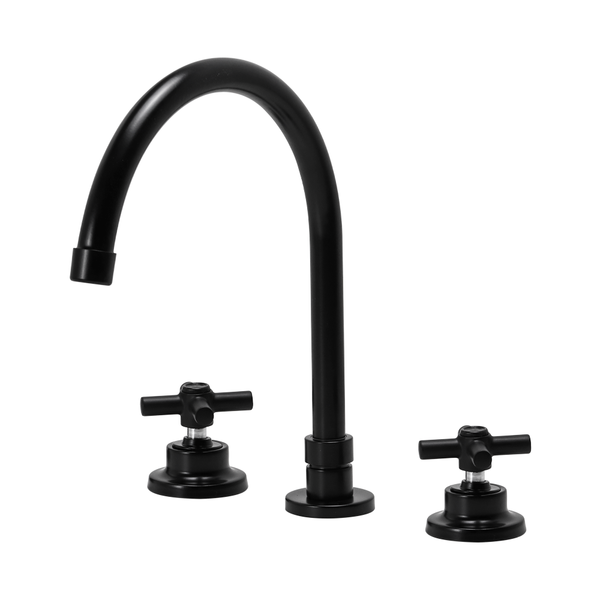 Torneira Misturador Banheiro Lavatório Luxo Preto Metal C62