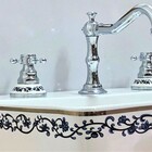 Torneira Misturador Banheiro Vintage Cromado