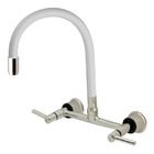 Torneira Misturador Cozinha De Parede Gourmet Colorido 1/4v.