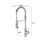 Torneira Misturador Cozinha Flex Com Ducha Cromado