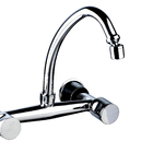 Torneira Misturador Cozinha Parede Arejador Articulado 1/4v.