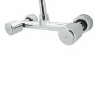 Torneira Misturador Cozinha Parede Bica Movel Com Arejador Ar