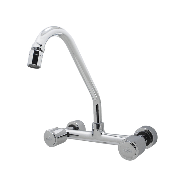 Torneira Misturador Cozinha Parede Bica Movel Com Arejador Ar