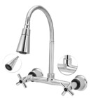 Torneira Misturador Cozinha Parede Gourmet Cone 1/4v.