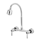 Torneira Misturador Cozinha Parede Gourmet Flexível Luxo 1/4