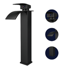 Torneira Misturador De Banheiro Bica Alta Cascata Moderna Lux