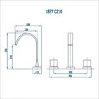 Torneira Misturador De Mesa Banheiro Prima 210 Fani Rosso Vec
