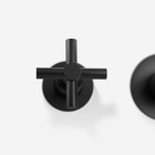 Torneira Misturador De Parede Para Banheiro Inox (alva Preta