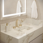 Torneira Misturador de Pia para Banheiro com Bica Alta Champanhe Fosca Elo Vip Fani