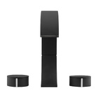 Torneira Misturador de Pia para Banheiro com Bica Alta Preta Fosca Elo Vip Fani