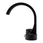 Torneira Misturador de Pia para Banheiro com Bica Alta Preta Fosca Elo Vip Fani