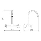 Torneira Misturador Docol Nova Trio 1259106 De Parede Cromada