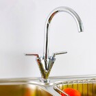 Torneira Misturador Duplo Comando Cozinha Bica Alta Vectra -