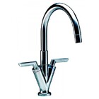 Torneira Misturador Duplo Comando Cozinha Bica Alta Vectra -