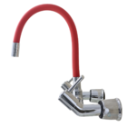 Torneira Misturador Gourmet Cozinha Parede C-61 Vermelho 1/4v.
