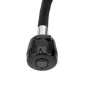 Torneira Misturador Gourmet Flexível Preto Cozinha Parede