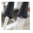 Torneira Misturador Gourmet Preto Flexível Cone Cozinha Mesa