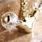 Torneira Misturador Lavabo Banheiro Duplo Comando Dourada