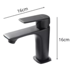 Torneira Misturador Lavatorio Banheiro Monocomando Preto Fosco