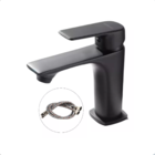 Torneira Misturador Lavatorio Banheiro Monocomando Preto Fosco