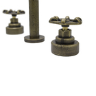 Torneira Misturador Lavatório Industrial Rustico Ouro Velho