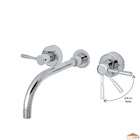 Torneira Misturador Lavatório Metal Parede - Bari 1877