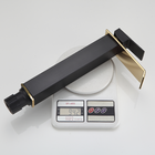 Torneira Misturador Lavatorio Monocomando Preto Com Dourado