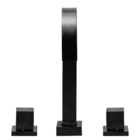 Torneira Misturador Mesa Para Banheiro Lavatório Preto Luxo