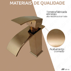 Torneira Misturador Monocomando Baixa De Banheiro Lavabo Bron