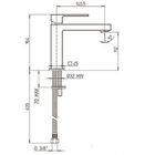 Torneira Misturador Monocomando Banheiro Dax Slim Paini Italia