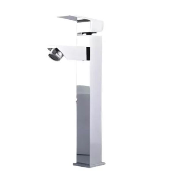 Torneira Misturador Monocomando Banheiro Quadrada Bica Alta