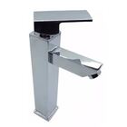 Torneira Misturador Monocomando Banheiro Quadrada Bica Alta