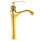 Torneira Misturador Monocomando Bica Alta Dourado Mv08