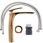 Torneira Misturador Monocomando Bica Alta Rose Gold Mv17bareg