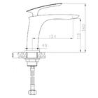 Torneira Misturador Monocomando Bica Baixa Black Matte Mv17bm