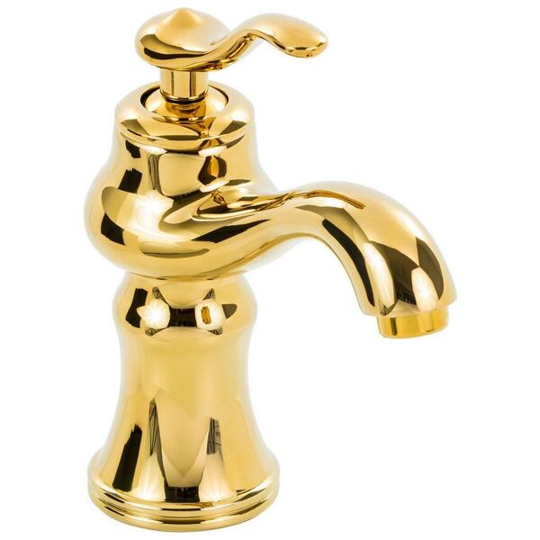 Torneira Misturador Monocomando Bica Baixa Dourado Mv21g