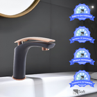 Torneira Misturador Monocomando Bica Baixa Rose Com Preto