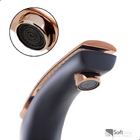 Torneira Misturador Monocomando Bica Baixa Rose Com Preto