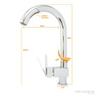 Torneira Misturador Monocomando C/ Ducha Extensível Cozinha