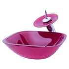 Torneira Misturador Monocomando Cascata Redonda Alta Rosa